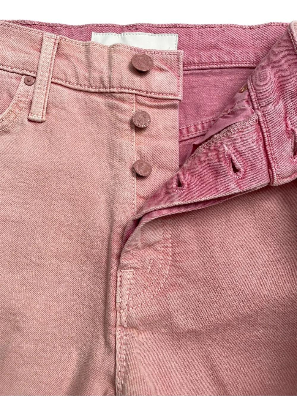 Mother Superior tomcat kick fray Jean shorts. Button fly.